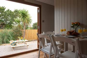 Dine inside or out, the choice is yours.