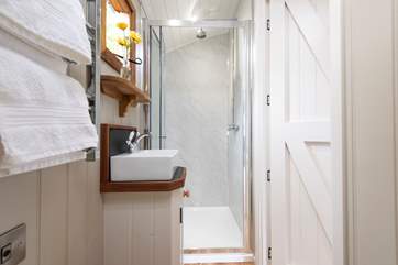 Complete with walk-in shower.