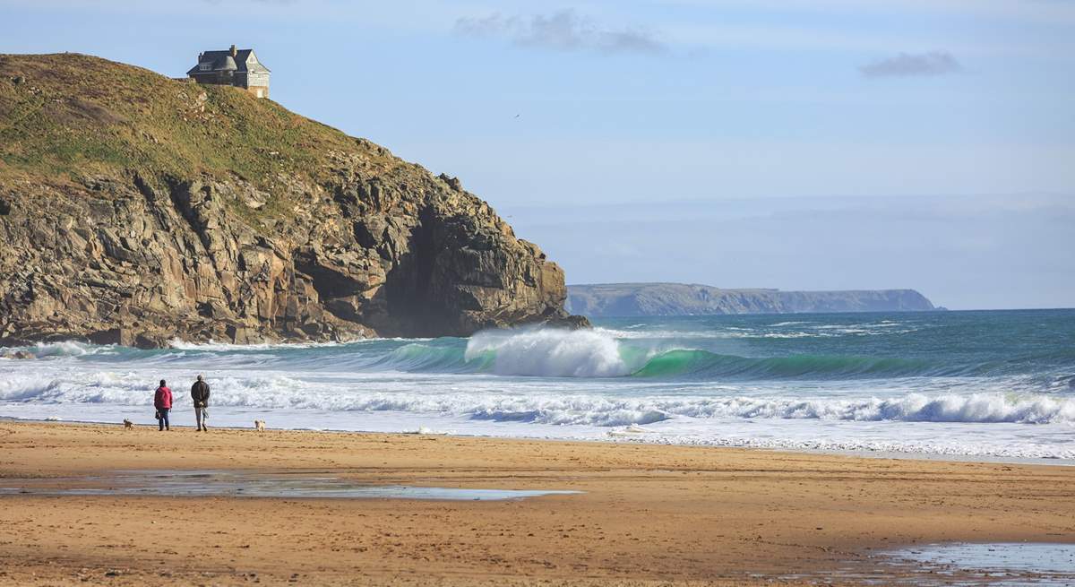 Praa Sands is perfect for a good walk and to blow away those cobwebs, plus is dog-friendly too from the end of September until Easter.