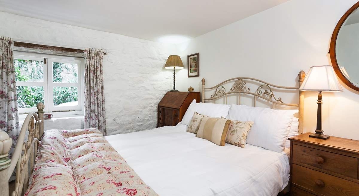 The cottage has four delightful bedrooms.