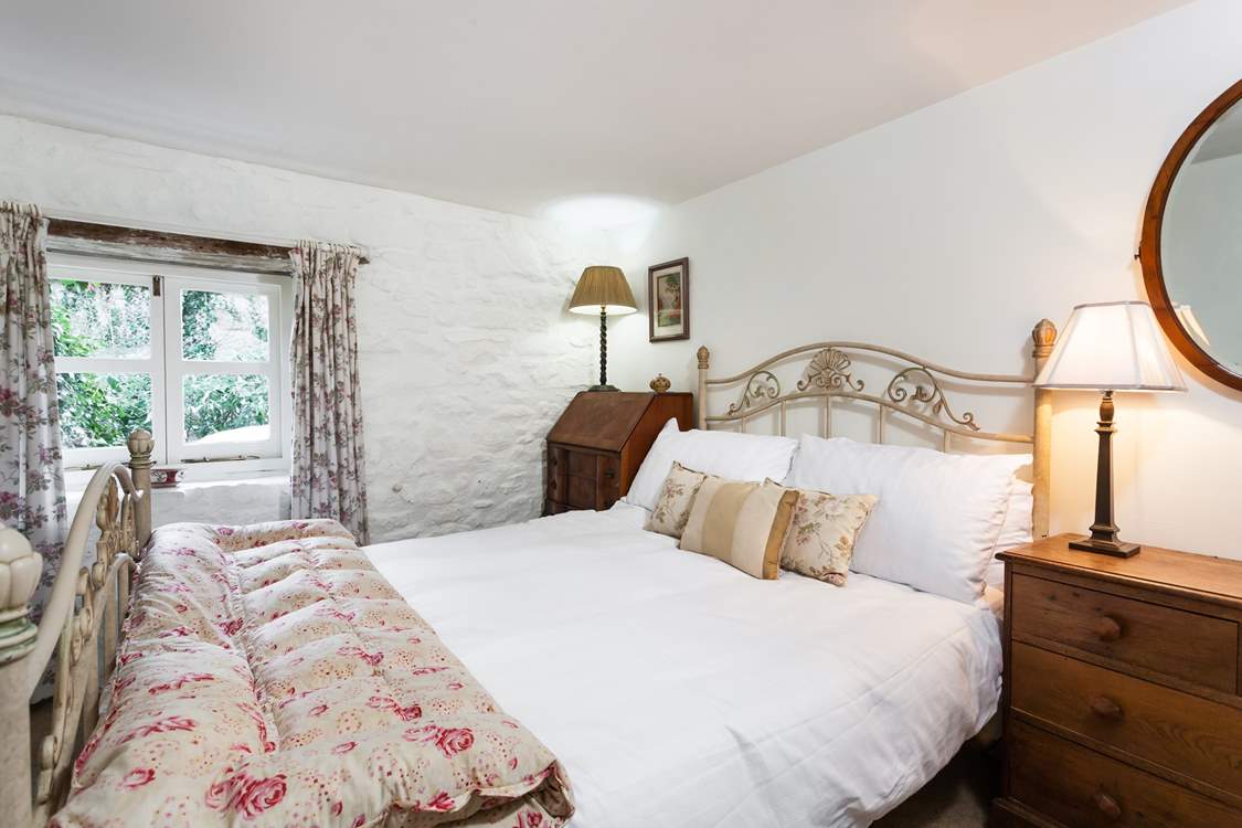 The cottage has four delightful bedrooms.