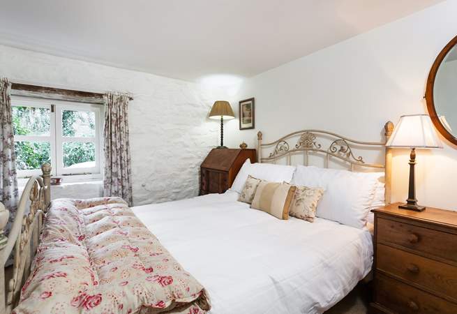 The cottage has four delightful bedrooms.