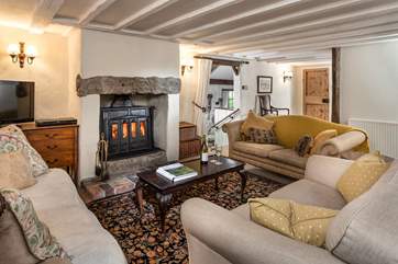 The cosy sitting-room.