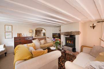 The cosy sitting-room.