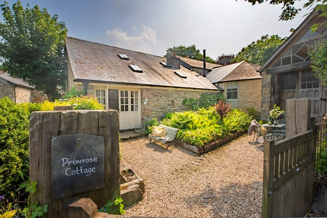 A warm welcome awaits at Primrose Cottage.