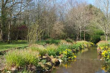 The gardens are beautiful.