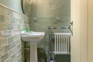 The ground floor cloakroom.