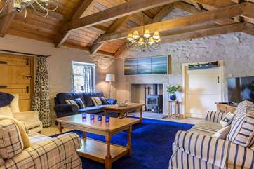 The sitting-room has that all important toasty wood-burner, making this an ideal retreat all year round.