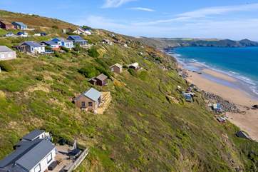 Panorama is sat in an super special spot (please note, the picture was taken when the railing wasn't quite finished - this goes all the way around the decking).