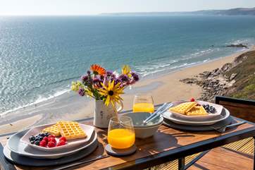 Breakfast with a view!
