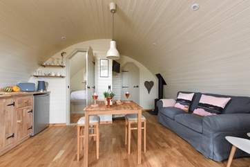 The inside is light, bright and utterly charming.