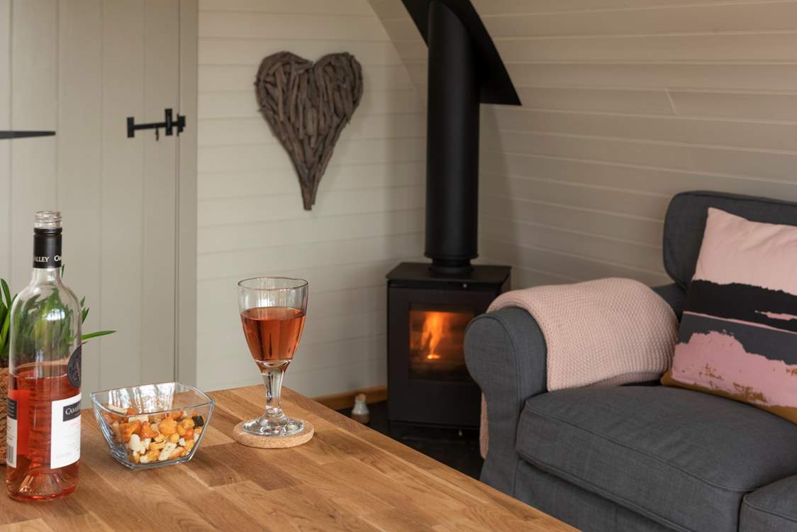 Snuggle up on the sofa of an evening.