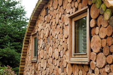 The quirky detail at the back of the cabin.