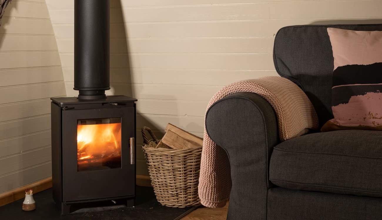 The warming wood-burner means cosy out-of-season breaks are a must.