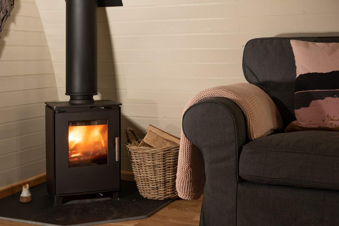 The warming wood-burner means cosy out-of-season breaks are a must.