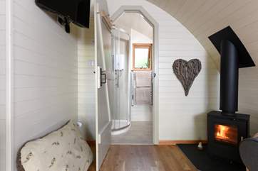 Another door leads through to the stylish shower-room.