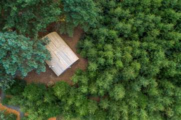 Hideaway amongst the trees.