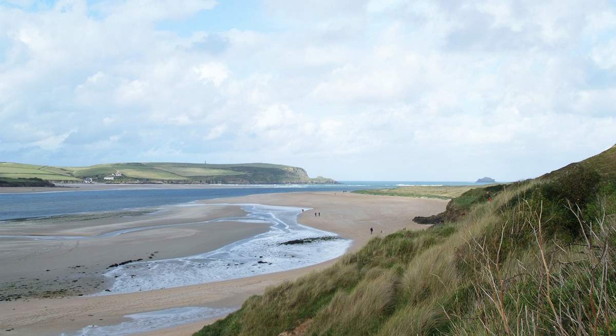 There are some wonderful beaches nearby - this is Daymer Bay.