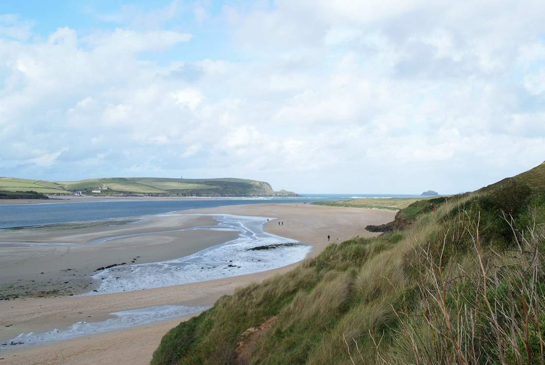 There are some wonderful beaches nearby - this is Daymer Bay.