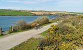 Head out for an adventure on two wheels on the renowned Camel Trail - the vibrant nearby town of Wadebridge is one of the starting points. - Thumbnail Image