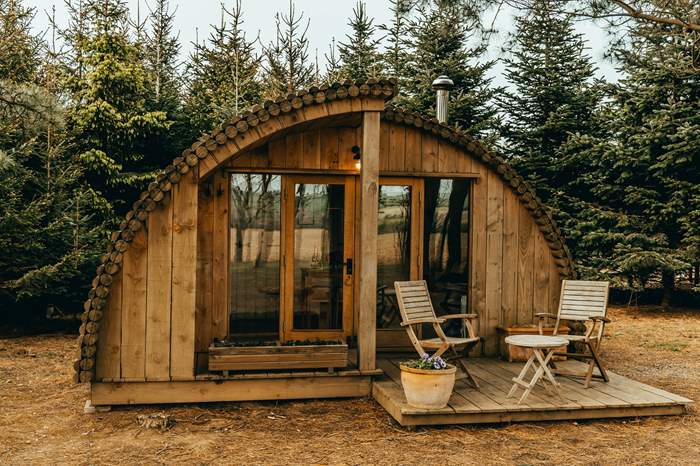 Wildwood Hideaway is a Dog friendly cabin tucked amongst the trees near Rock, North Cornwall.