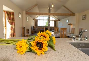 For a holiday in the beautiful Somerset countryside, this barn is in an excellent location.