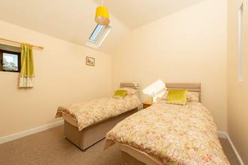 Another view of the twin bedroom.