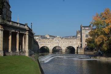 Bath itself is wonderful for a day trip. This famous Roman City is a very straightforward 40 minute drive from Shepton Mallet. There is a very good Park & Ride service there to get into the town centre if you wish.