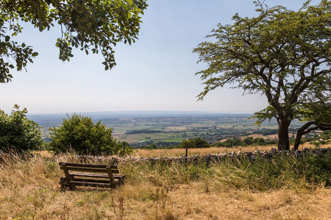 The view from the top of the Mendips above the lesser known Ebbor Gorge.
