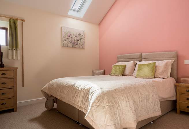 The second bedroom is very generous with a king-size bed or it can be split into two 2' 6