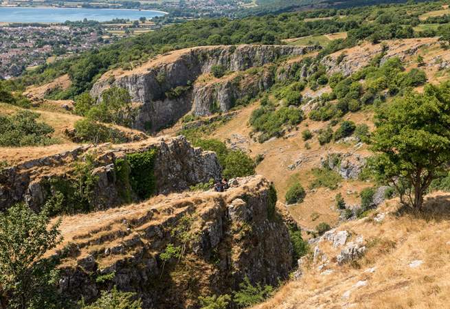 The famous Cheddar Gorge and the dramatic limestone scenery of the Mendip Hills is a short drive away.