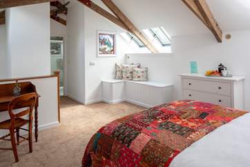 Looking back from the bedroom into the fabulous en suite.