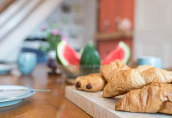 Plan your day ahead while enjoying a leisurely breakfast.