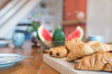 Plan your day ahead while enjoying a leisurely breakfast.