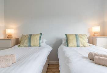 The twin bedroom.