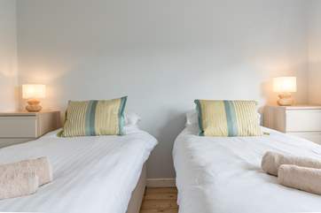 The twin bedroom.