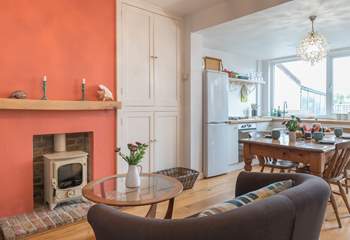 With cosy wood-burner, this Classic Cottage is perfect all year round.