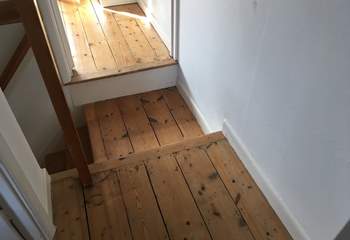Please note there is a step either side at the top of the stairs into bedroom 1 and onto the landing.