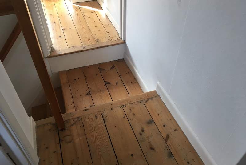 Please note there is a step either side at the top of the stairs into bedroom 1 and onto the landing.