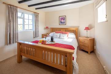 Bedroom 3 is light and bright. A super room to enjoy a restful night's sleep.