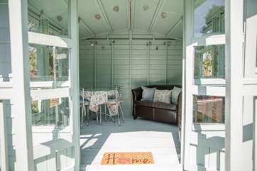 The younger members of the group will fall in love with this fabulous little hideaway. A life-size wendy house!
