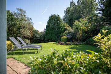 These glorious gardens are purely for your use. The perfect environment for the children and dogs to let off steam whilst you relax and unwind.
