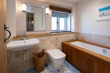 The family bathroom on the ground floor.
