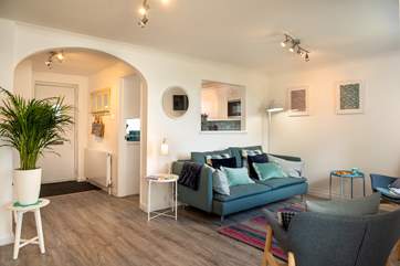 The open plan living space is very sociable.