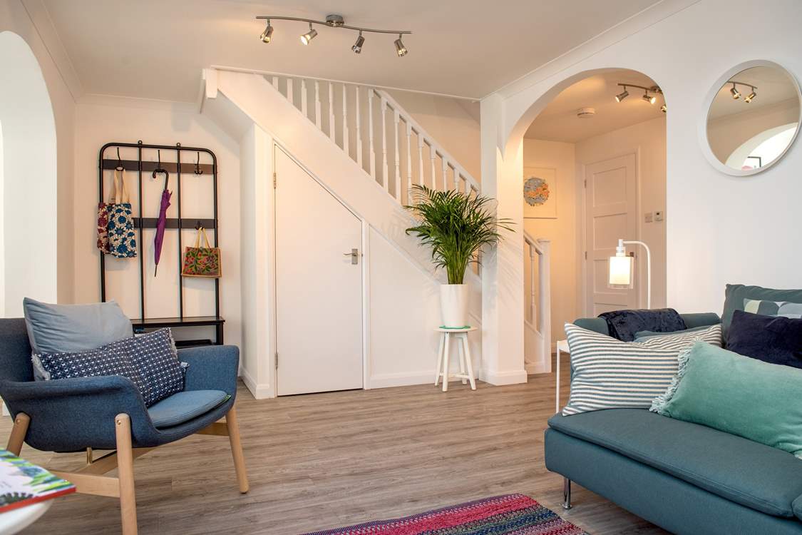 There is plenty of space for all your holiday gear; walking boots, dog bed and beach towels.