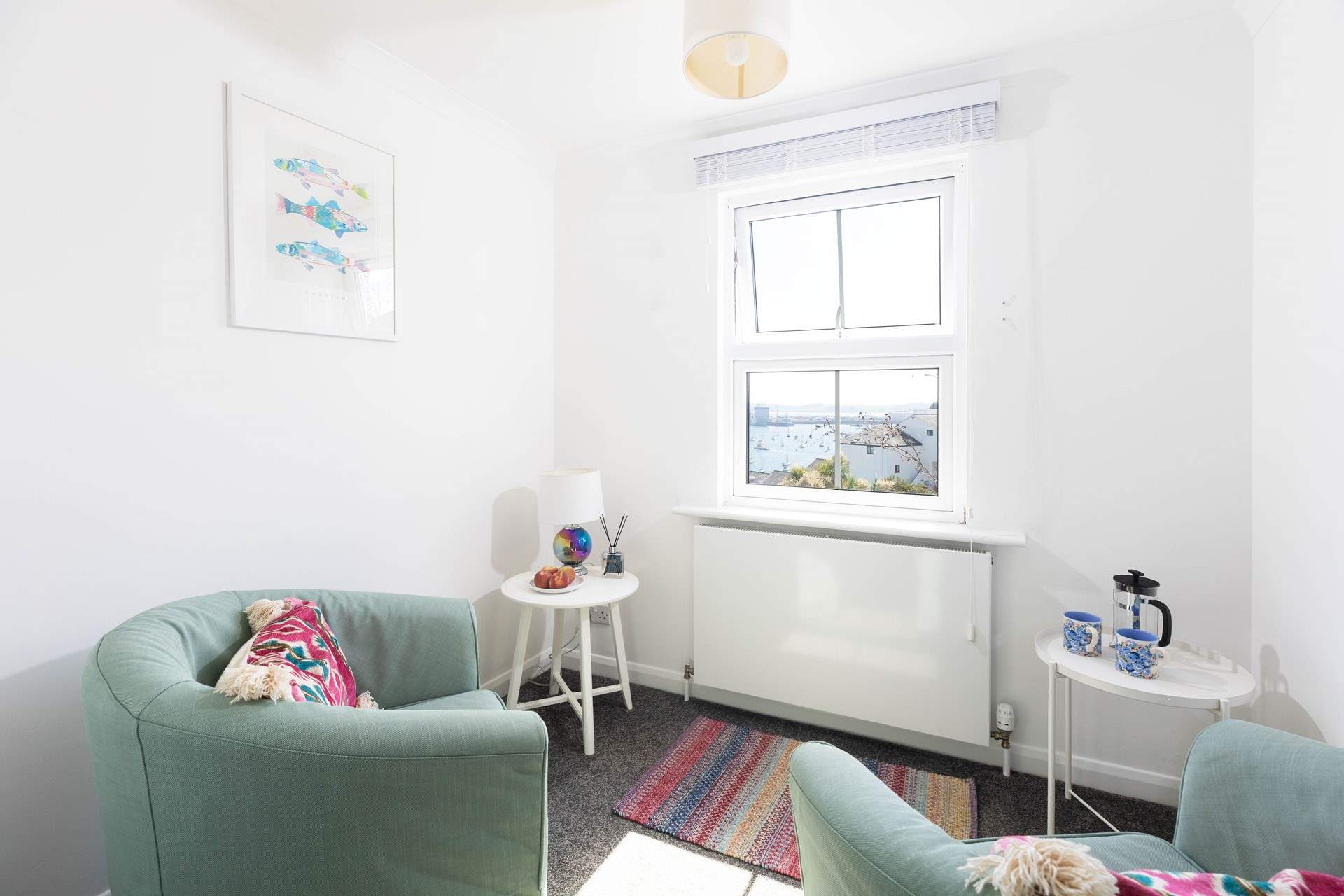 The snug is a great spot to relax with a good book. 