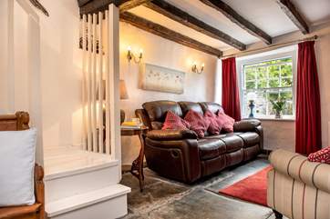 The cosy sitting-room.