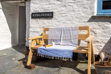 A lovely spot to enjoy morning coffee and watch the world go by.