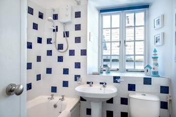 The family bathroom on the ground floor.