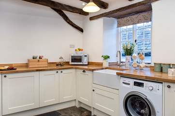 The cottage style kitchen